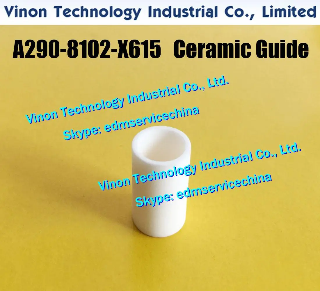 A290-8102-X615 F132 Ceramic Guide Upper D9x0.9x16Hmm for a-A,B,C iA,iB,iC,iD series machines Fa nuc wire guide A2908102X615