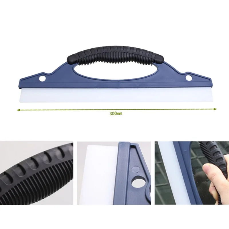 Brosse de nettoyage de pare-brise de voiture, brosse de lame de voiture, lave-vitre de voiture, essuie-glace, raclette en Silicone, outil de nettoyage de lame de séchage