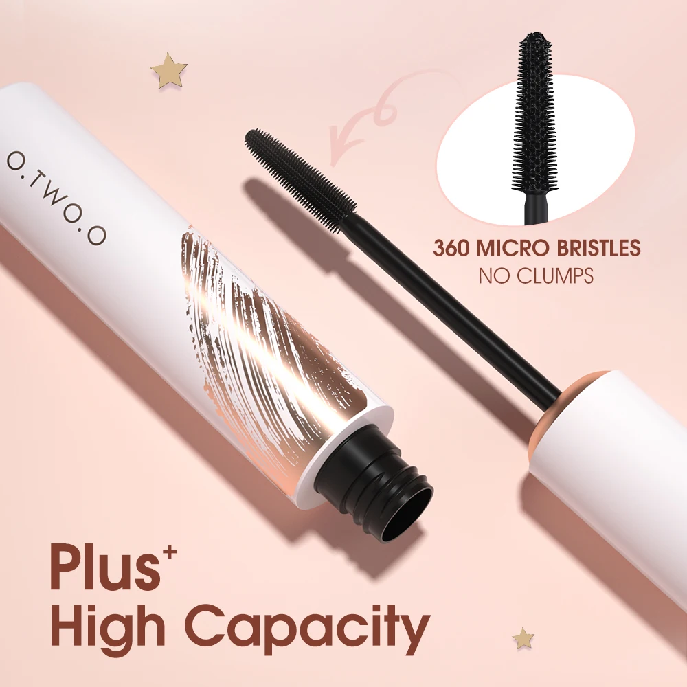 O.TWO.O Black Mascara Lengthening Eyelashes Makeup Waterproof Long-wearing Volume Mascara 4D Cosmetics