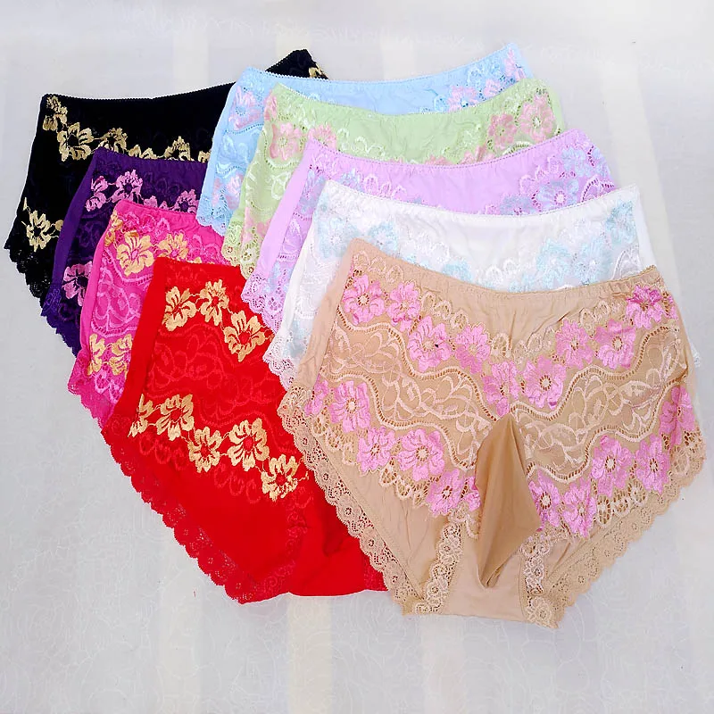 Bulge Pouch Sissy Panties Sexy Men Brief Underwear Penis Pouch Lingerie Erotic Bikini Floral Lace Softy Male Underpants