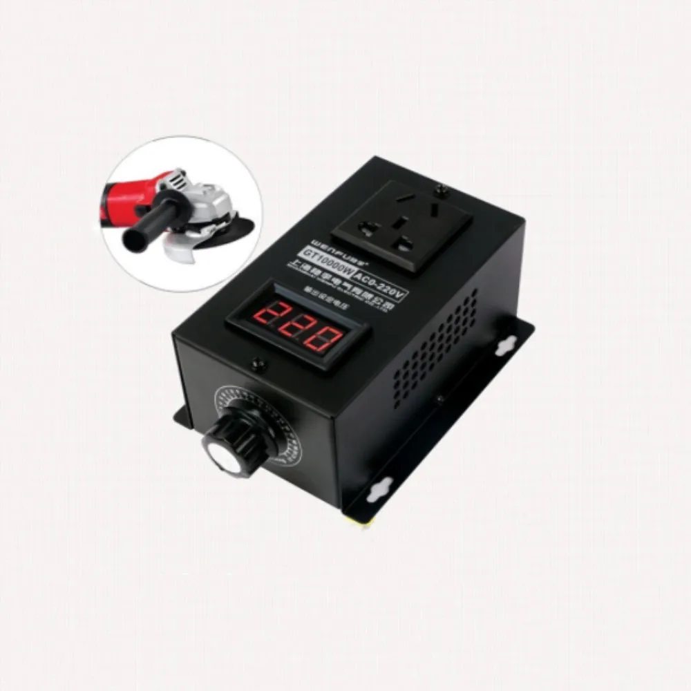 10000W High power Silicon Electronics Voltage Regulator Machinery Electric Variable speed controller 0V-220V