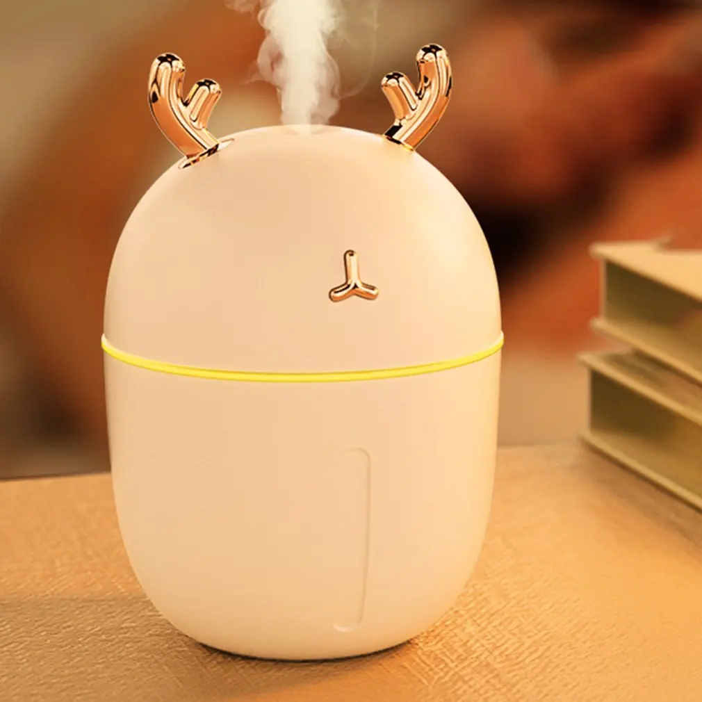 Cute USB Humidifier Household Silent Aromatherapy Machine Large Capacity Bedroom Office Desk Humidifier