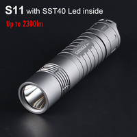 Flashlight Convoy S11 with Luminus SST40 Led 2300lm Portable Torch Flash Light 26650 Linterna Fishing Camping Powerful Zaklamp