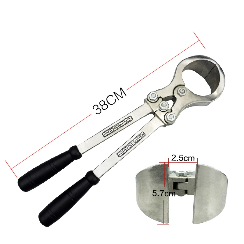 1 Set Livestock Cow Pig Sheep Castration Pliers Stainless Steel Bloodless Castration Clamp Cattle Goat  Carbon Castration Pliers