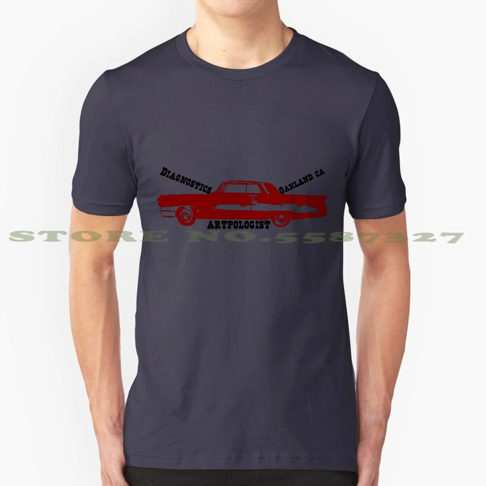 The Diagnostics Project 100% Pure Cotton T-Shirt Speed Pinckney Oakland California Situated Installation American Cars Old