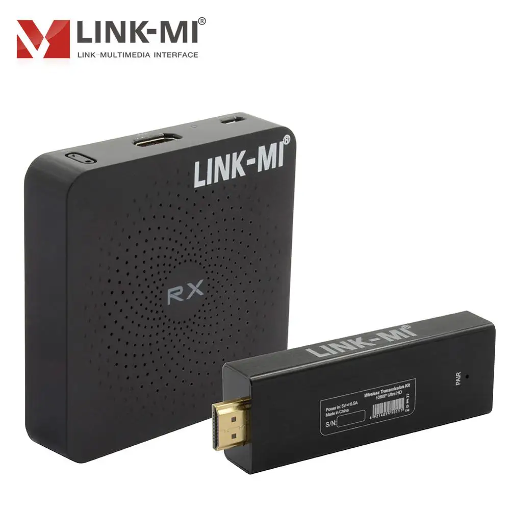 30m Wireless HDMI Extender Wireless Transmitter Receiver 1080P@60Hz 3D Wireless Video Extender 30M Miracast Adapter for Meeting