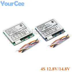 BMS 4S 100A 14.8V/16.8V Li-ion Lithium 18650 Battery BMS PCM Protection Circuit Board Module with Balance Equalizer