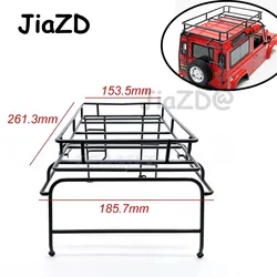 RC Car Truck Parts Metal Roof Luggage Rack Carrier for RC Car 1/10 AXIAL SCX10 JEEP Wrangler JK Off-Road RC Crawler Car