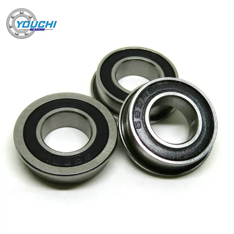 Imagem -02 - Rolamentos de Esferas de da Flange de Sf688 w6 2rs 8x16x6 mm 688 F688 F688w6 Sf688w6 rs 8*16*6 em Miniatura Rolamento Flangeado Aço Inoxidável 10