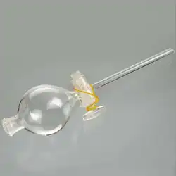 Separation funnel spherical 60ml high school chemical glass equipment laboratory supplies laboratory equipment