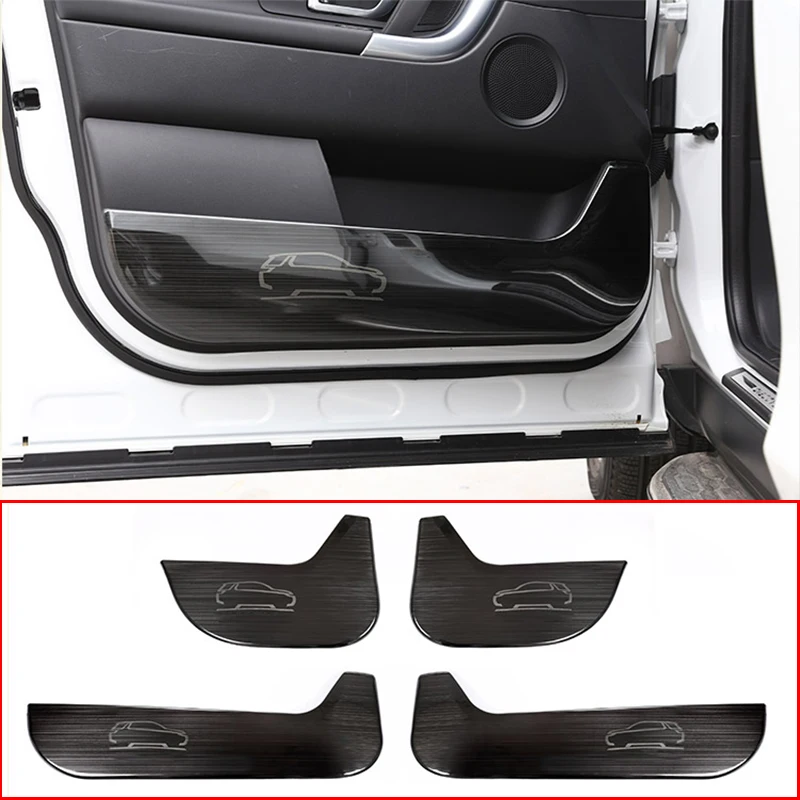 

For Land Rover Discovery Sport 2015-2018 Car Styling 304 Stainless Steel Interior Door Protection Panel Cover Trim With Logo