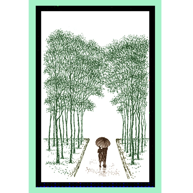 DABOXIBO Forest Path Clear Stamps Mold For DIY Scrapbooking Cards Making Decorate Crafts 2020 NEW Arrival