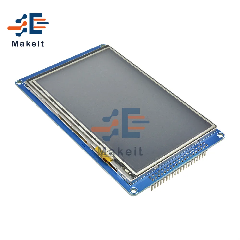 5.0 visual módulo de exibição lcd tft de 5.0 polegadas tela de painel de toque módulo placa pcb driver ic ssd2020 cartão sd para avr stm32
