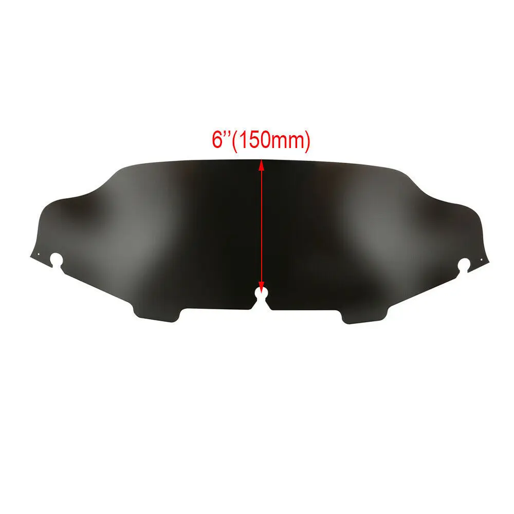 1 PCS Black Motorcycle Windshield Windscreen  ABS  Windshield for  Touring 1996 - 2013