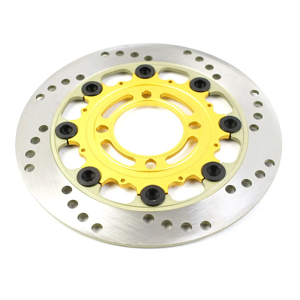 220mm disc floating motorcycle aluminum 4-hole pitch brake disc inner diameter 58mm fast cooling brake rotor front and rear