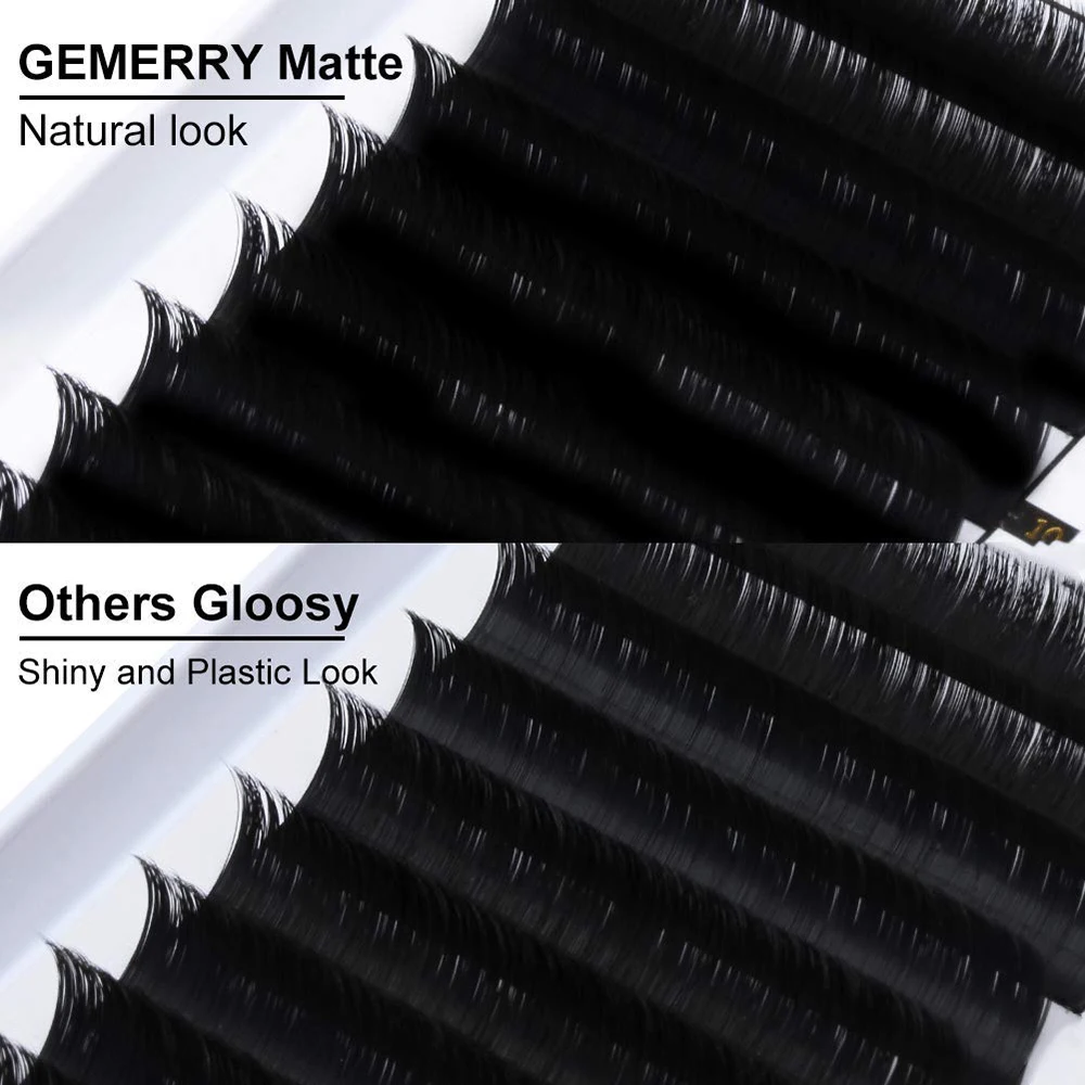 GEMERRY Easy Fan Lashes Eyelashes Extension Artificial Lash Faux Mink Makeup Cils Long Blooming Russian Volume False Eyelash