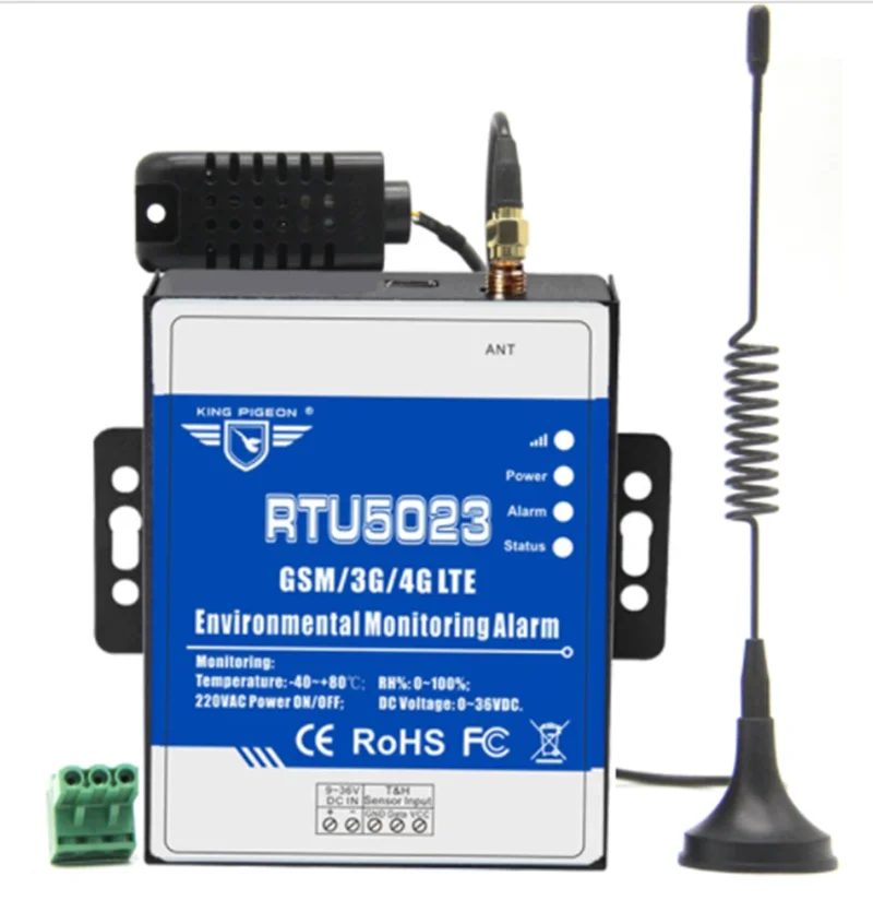 Imagem -02 - Gsm Controlador de Alarme Temperatura & Sistema de Monitoramento de Umidade para Estufa Fazenda Falha de Energia Monitor Registrador de Dados Gsm Alarme