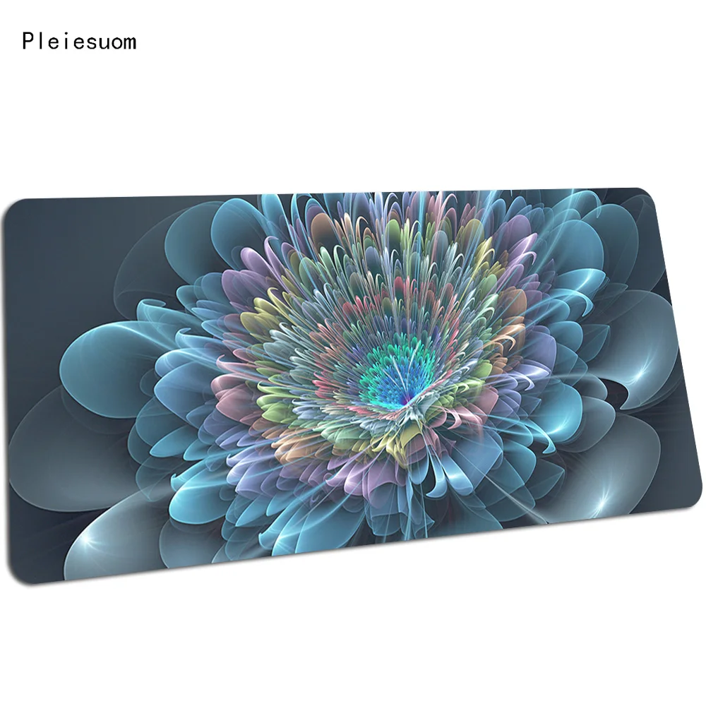 Flower Artistic pad mouse Colorful gamer mouse pad 700x400x2mm padmouse big Colors mousepad ergonomic gadget office desk mats