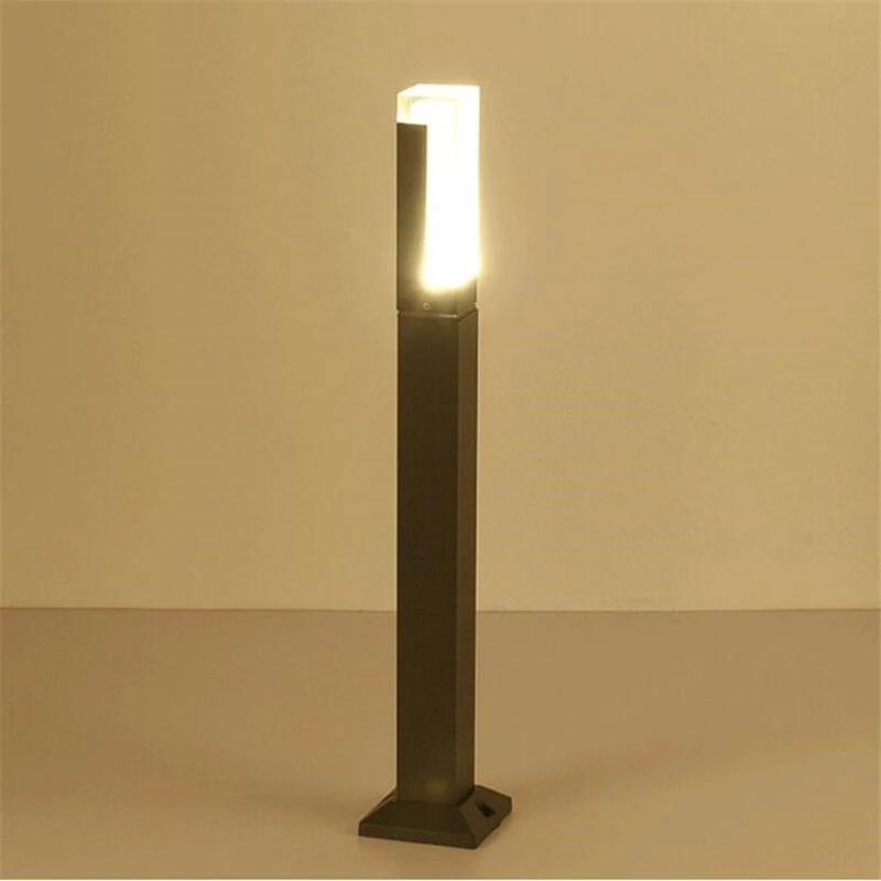 1PCS Waterproof LED Garden Lamp Modern Aluminum Pillar Outdoor Courtyard Villa Landscape Lawn Bollards Light