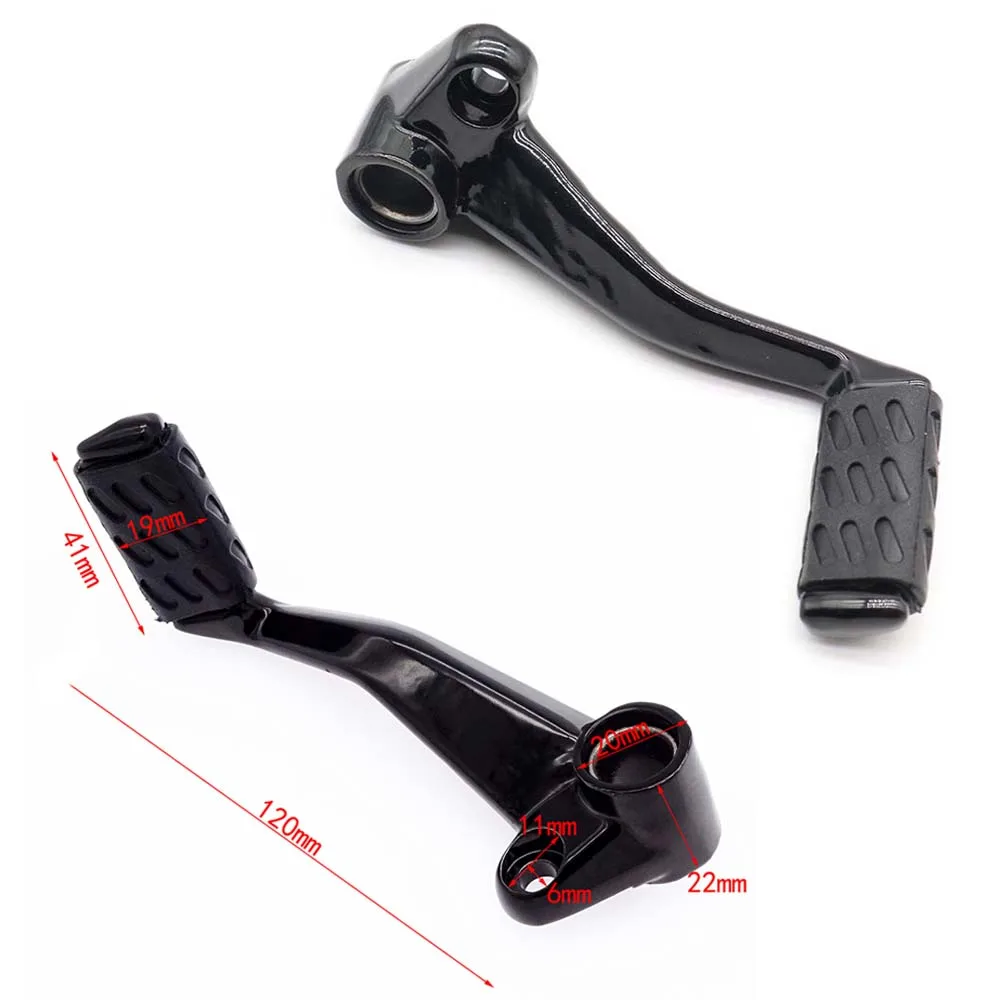 Adequado para ducati 1198r 1198s 1198sp 1198 1098 848 evo preto motocicleta shifter alavanca de mudança de engrenagem pé pedal moto peças