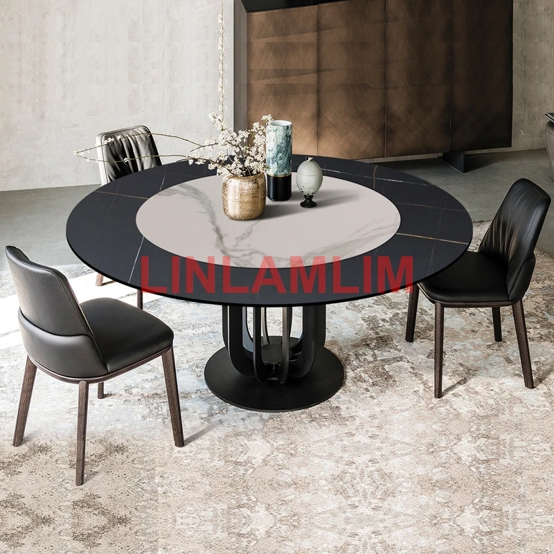 

Linlamlim nordic стол обеденный table sintered stone table salle à manger solid wooden стол mesas de comedor with turntable мебе