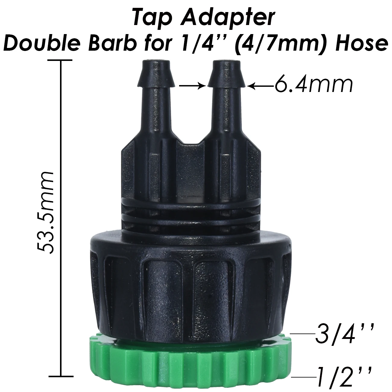 KESLA 3X Garten Tippen Adapter Splitter Schlauch Anschlüsse Female 1/2 \