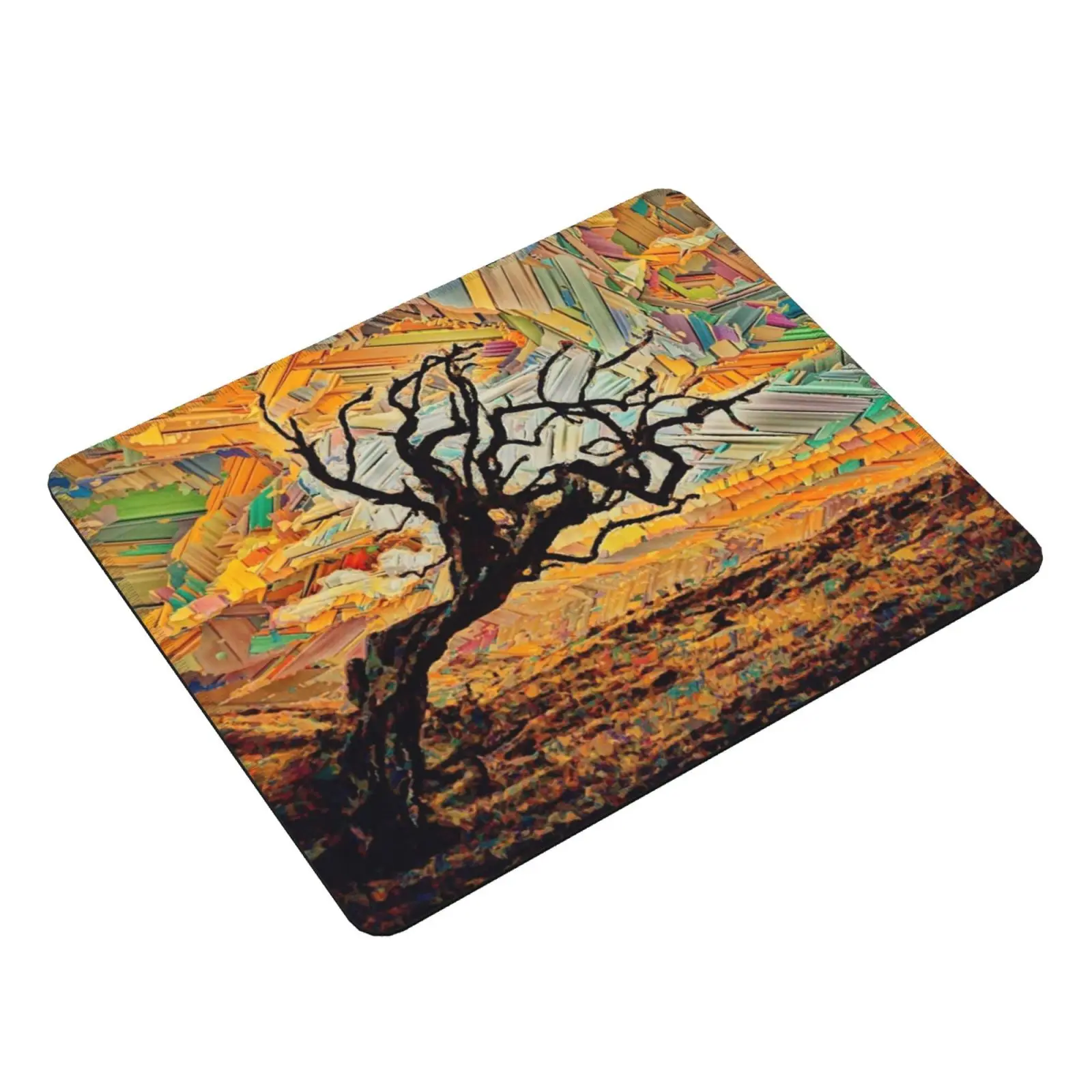 One Tree , One Sky. Mouse Pad 1340 Tree Sky Abstract Landscape Artistic Sunset Daylight Autumn