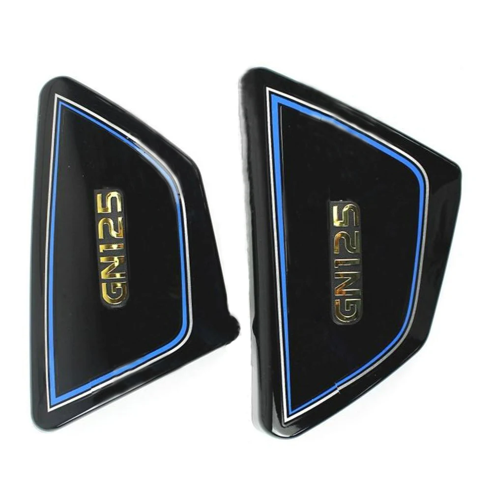 1 PAIR Frame Side Covers Panels Right & Left for SUZUKI GN 125 GN125 Motorcycle Parts Black