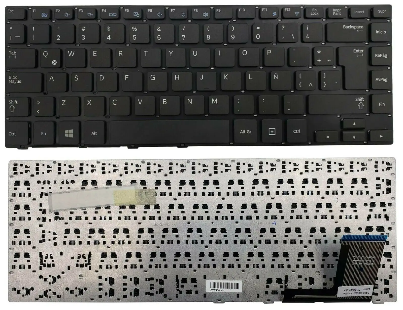 SP/BR/LA Keyboard for Samsung 370R5E NP370R5E 370R5V NP370R5V  Spanish SP laptop keyboard