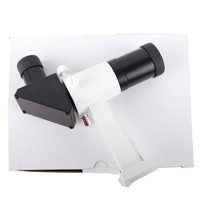 Angeleyes 6X30 90 Degree Metal Finder Scope with Crosshair Viewfinder for Astronomical Telescope Finder Scope