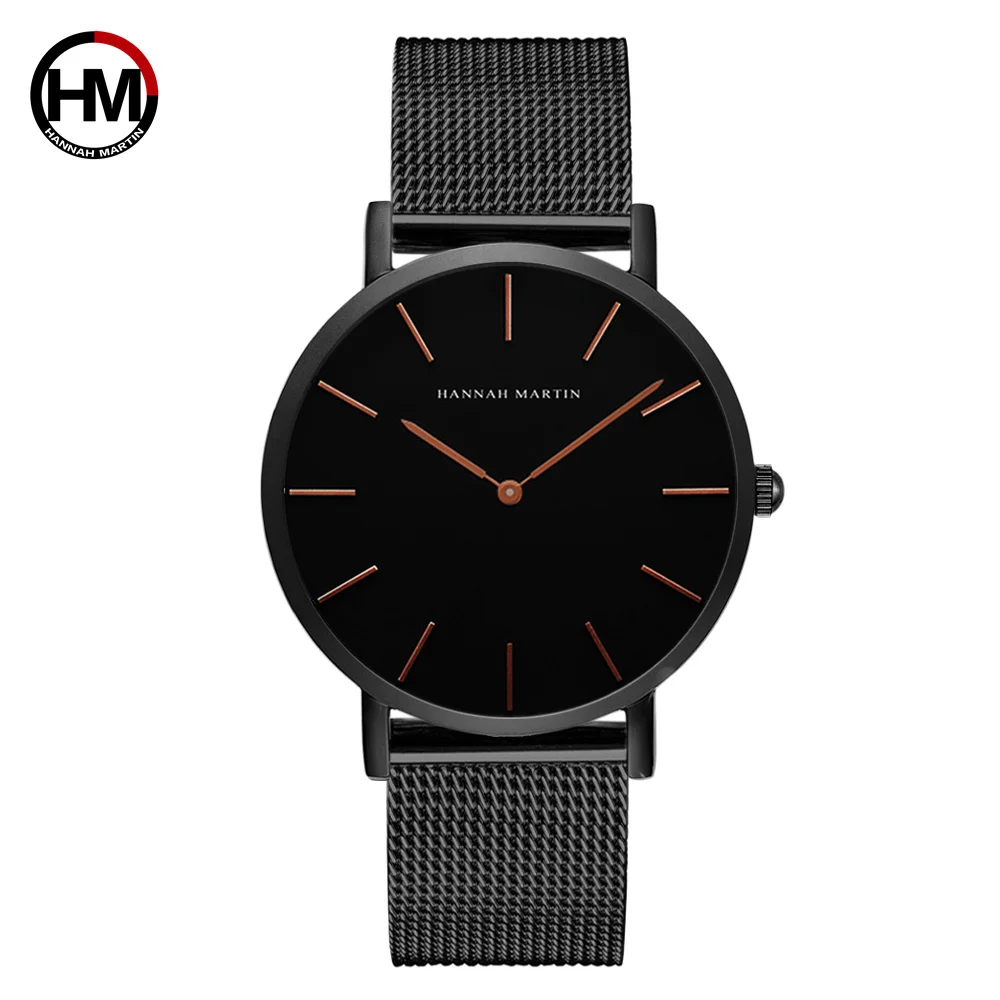 Men Watches Japan Quartz Movement Simple Causal Fashion Stainless Steel Top Brand Waterproof Simple Men Sports Wristwatches