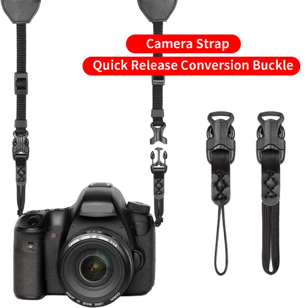 Composite Cowhide Camera Strap Adapter Buckle For Canon Nikon Fuji Sony Leica Olympus Micro Single Shoulder Strap Buckle