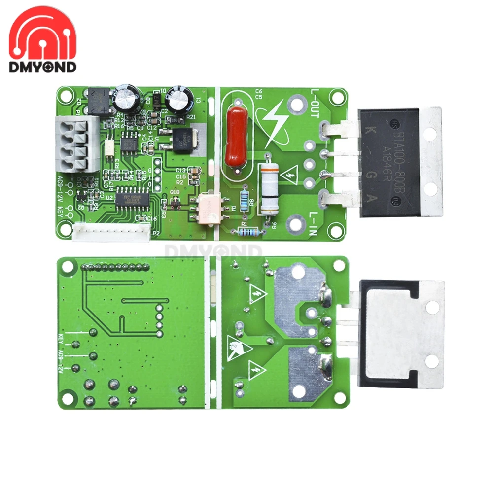 40a/100a Digitale Lcd Spot Lasser Lasmachine Dubbele Dual Pulse Encoder Time Control Lasmodule Board Elektronische Controller