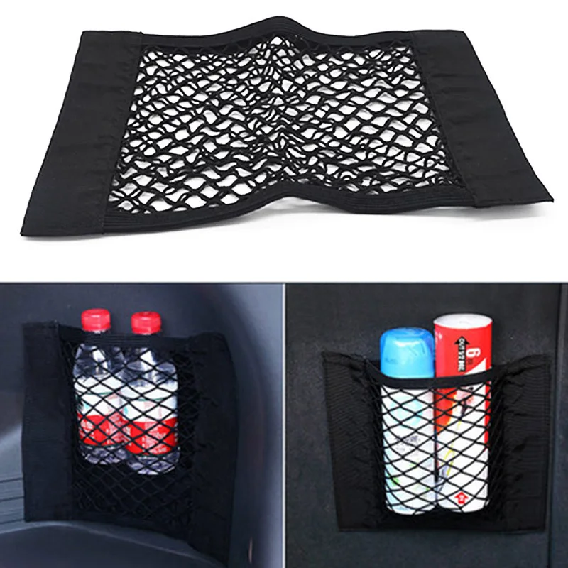 Auto Trunk Organizer Elastische String Net Lagerung Tasche Aufkleber Für Cupra Sitz Leon Ibiza Ateca Altea Xl 5f Mk3 6l 6j FR Mk1 Mk4 2 1p