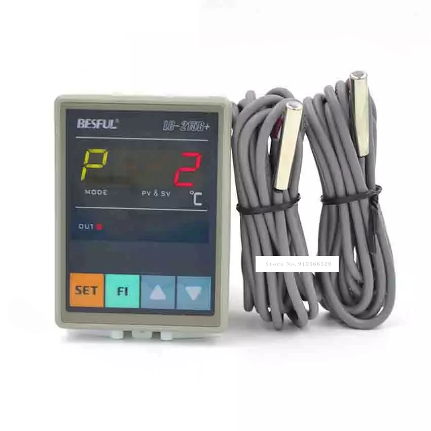 LC-215B+Temperature Controller Solar Hot Water Circulation Pump Temperature Difference Controller Instrument With 2 Sensor Lines