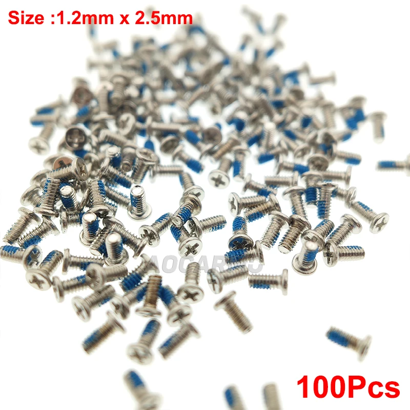 Aocarmo 100Pcs For Huawei P30 Pro /P30 Lite Vibrator Screw Inside Motherboard Middle Frame Bolts Screws Replacement Repair Parts