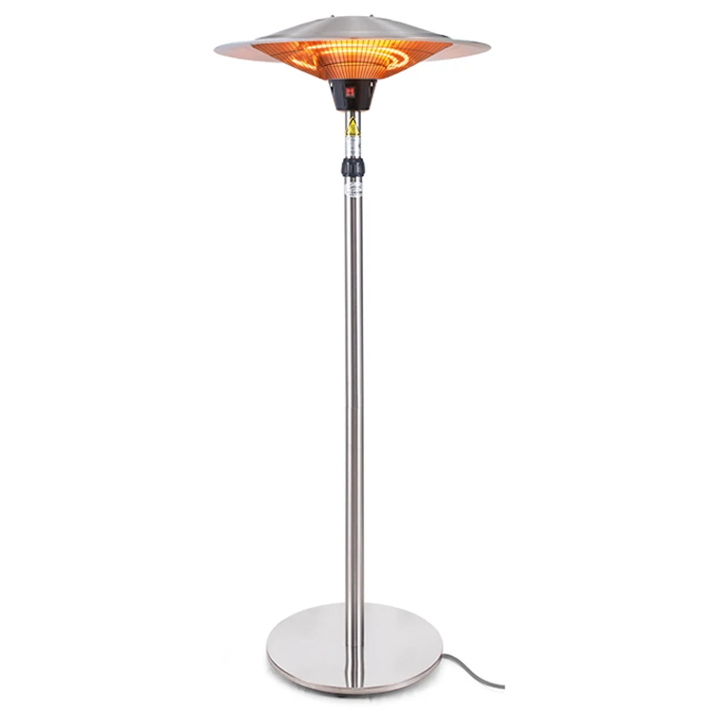 

2.1KW/3KW power Halogen Tube electric patio Heater Free Standing Umbrella infrared portable patio heater IP55 waterproof