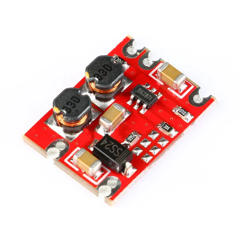 DC-DC Automatic Buck Boost Power Module Step Up and Down Board Input 3V-15V Output 3.3V/5V/4.2V/9V/12V Electronic DIY PCB