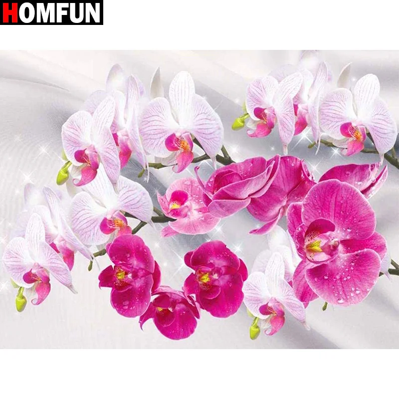 HOMFUN Full Square/Round Drill 5D DIY Diamond Painting 