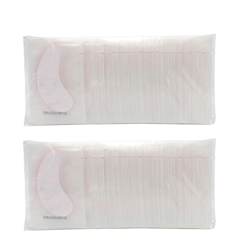 500pairs New Eyelash Extension Eye Tips Sticker Wrap Pearl Left&Right Eyes Paper Patches Under Eye Pad Make Up Tools