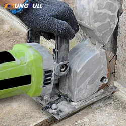 7280W Steel Concrete Cutting Machine 220V Electric Wall Chaser Groove Cutting Machine Wall Slotting Circular Saw Power Tool