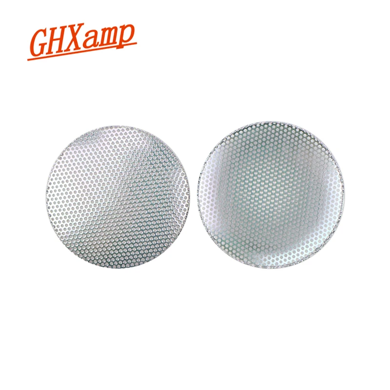 Ghxamp 50mm Headphone Speaker Cover Headset Horn Protection Cover Mesh Metal Grill Repair Parts For Headphone Speaker 2pcs