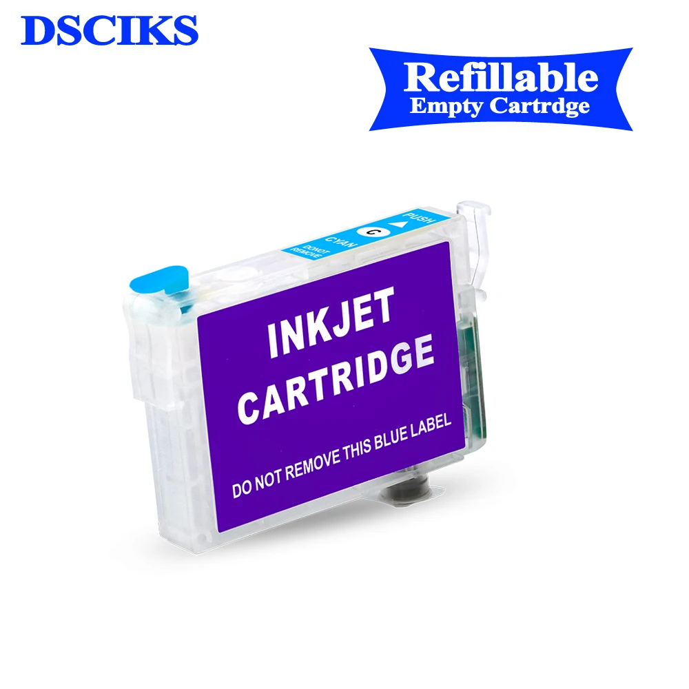 T0551 T0552 T0553 T0554 Refillable ink cartridge for Epson Stylus Photo R240 RX420 RX425 RX520 Printer with permanent chip