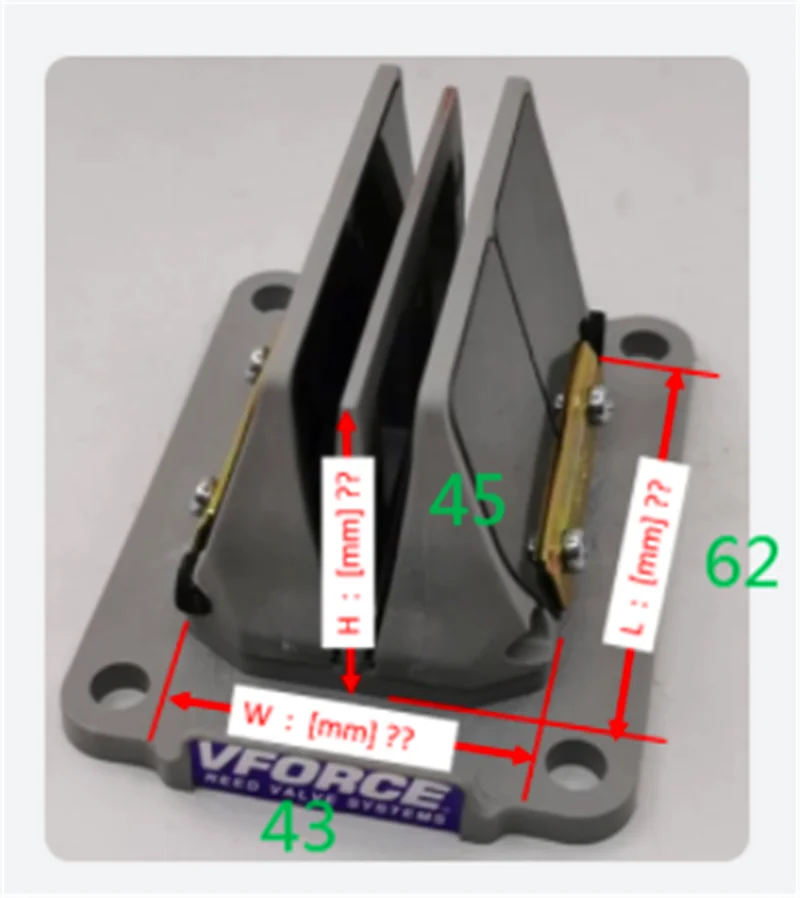 

Reed Valve System V Force CR125 Motos V-Force Delta 2 1987-2000 2002