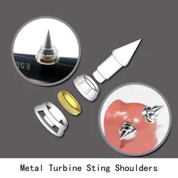 For Military Model Detail Transformation ZAKU Metal Modification Sting Shoulders Separate Type Turbine Sting Shoulders