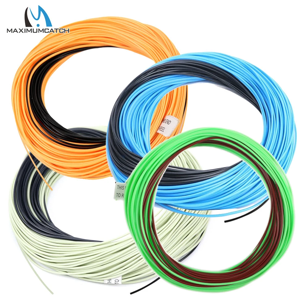 Maximumcatch Floating Fly Fishing Line With Sinking Tip Weight Forward 100FT Fly Line