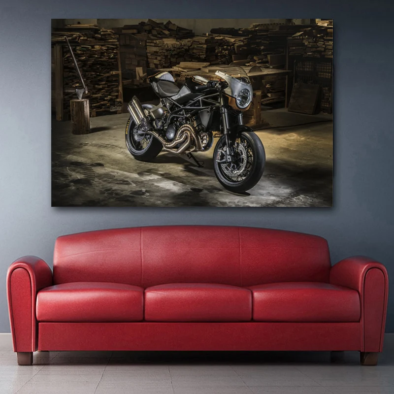 2018 Moto Morini Corsaro Ti22 superbike motorcycle motorbike Canvas Posters and Prints Wall Art Painting For Living Room Decor