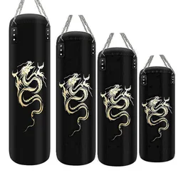 PU Heavy Bag for Boxing Taekwondo PU Leather Punching Sandbag with Upgrade Hook Sandbags for Fitness And Martial Arts