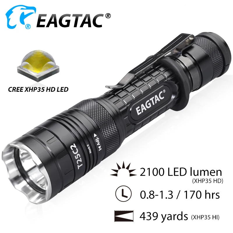 eagtac lanterna led tatica t25c2 pro 2100 lumens caca modulo substituivel ir uv verde tocha vermelha multi modo livre 18650 01