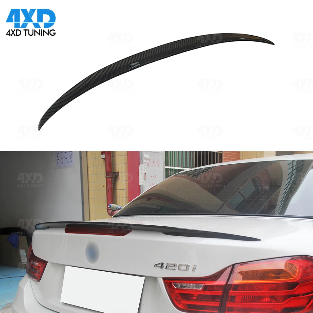 

Carbon Fiber Spoiler For BMW F83 M4 F33 Coupe Convertible Rear Trunk Spoiler Wing Performance Style2014 2015 2016 2017 2018 2019